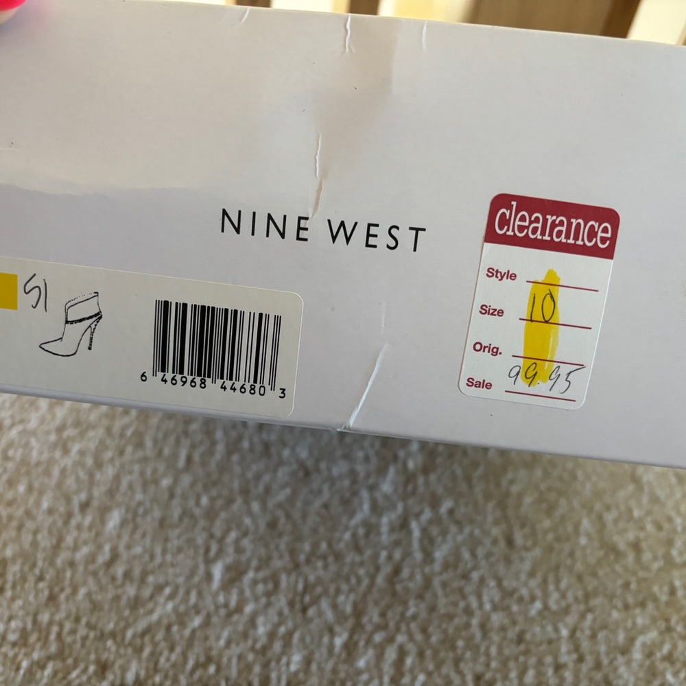 Nine West tan zebra bootie - Picture 2 of 4